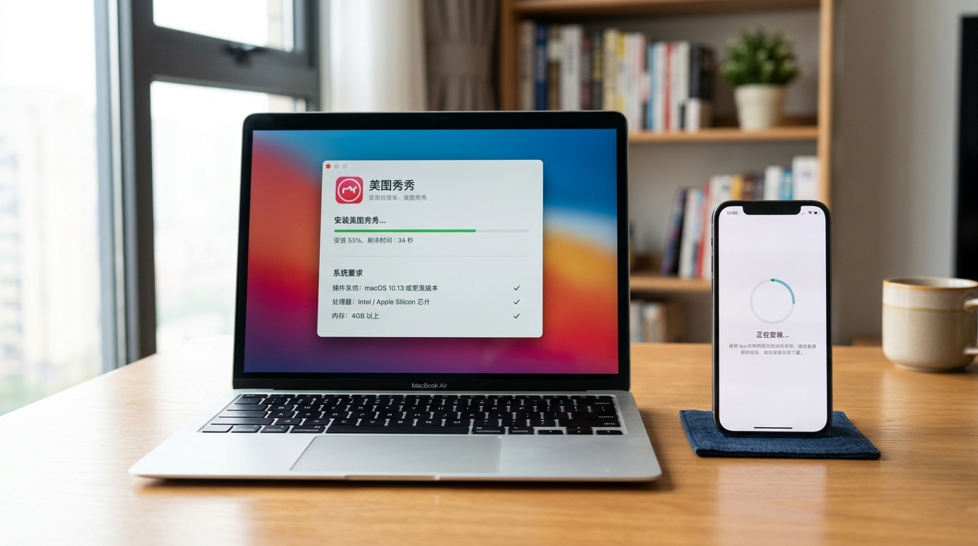 美图秀秀下载安装电脑和手机系统要求