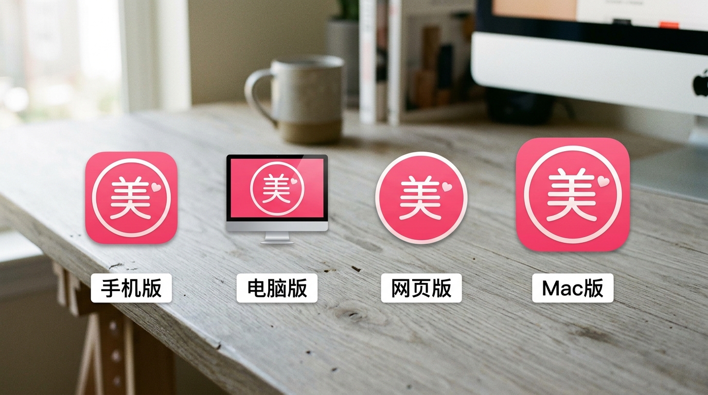 美图秀秀下载版本对比